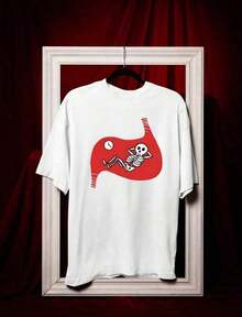 'Summer Vibes' Print T-Shirt, Size S, Cute T-Shirt, Party T-Shirt, Beach T-Shirt, Summer T-Shirt - 藍色和黑色 - 查看 6