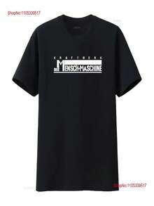 KraftwerkRalfHutter The ManMachine T-Shirt, Retro Style, Casual, Breathable, With Retro Graphic Print. - 黑色 - 查看 1