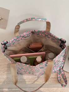 Large Capacity Travel Beach Bag, Handbag, High-Quality Commuter Portable Tote Shoulder Bag - Multicolor - View 5