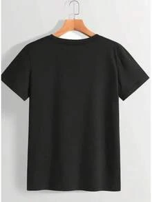 Camiseta de piano "Beat It", hecha de material suave y cómodo, presenta un diseño de cuello redondo y mangas cortas. Es un Regalo Ideal para Seres Queridos, Día del Maestro, Camisetas con Estampados Gráficos para Adultos, Camisetas de Cuello Redondo para Hombres 2026 - Negro - Ver 3