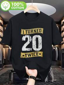 Nueva camiseta de manga corta para mujer de 180g,% algodón - Camiseta casual versátil con estampado de verano para hombre - Camiseta con estampado de verano para parejas - Unisex - Regalo para vacaciones - Negro - Ver 6