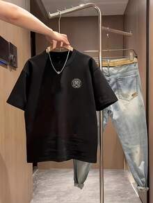 Nueva camiseta de manga corta para mujer de 180 g,% algodón - Camiseta casual versátil con estampado de verano para hombre - Camiseta con estampado de verano para parejas - Unisex - Regalo para vacaciones - Blanco - Ver 11