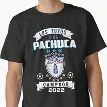 Playera Tuzos Del PachuC-A C-Ampeones 2022 Futbol MexiC-Ano Cla-sic Camiseta220G C-AmiS-eta clásiC-A de aL-Godón uniS-ex de 220 g simpleM-ente perfecta. AdecuA-DA para todas las perS-onas, ya sean mujeres o hombres. Tejido duradero de alta C-Alidad apto para todas las costuR-AS, suave al tacto pero diseñado para durar. Tops transpirables. Conjuntos de otoño para mujer. Conjuntos de vaC-Aciones para mujer. Disfraz de Halloween para mujer. - Negro - Ver 6