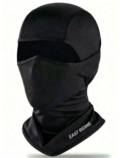 1 pieza Máscara facial transpirable para ciclismo, que absorbe la humedad, con protección UV y de secado rápido, braga para el cuello para montar en bicicleta