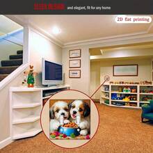1pc Dog Feeding Printed Switch Panel Cover, 2D Flat Printing Decorative Plate, Cute Pet Style Niche Home Accessory - A - View 5