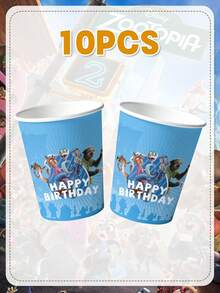 Disney Bộ đồ dùng tiệc theo chủ đề Zootopia, bộ dụng cụ sinh nhật hoàn chỉnh gồm đĩa, cốc, khăn ăn và khăn trải bàn cho các bữa tiệc theo chủ đề. Biến bữa tiệc của bạn thành thế giới Zootopia sống động với bộ đồ dùng tiệc theo chủ đề trọn gói này, được thiết kế để tạo ra trải nghiệm ăn uống liền mạch và sống động. - Bộ đồ ăn - Xem 14