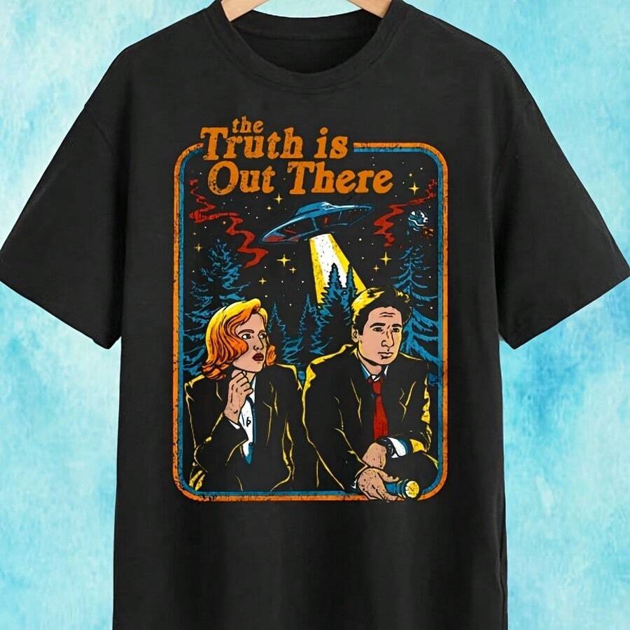 Thess X Filesss The Truth Is Out There T-Shirt - Negro - Ver 1