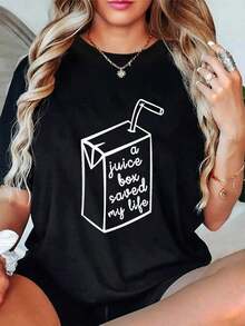 1 Piece Good Girl T-Shirt, Gift For Enthusiastic Readers, Dark Romance T-Shirt, T-Shirt For Literature Lovers, Funny T-Shirt For Book Lovers, Gifts For Readers, Literary Style, 180g, 100% Cotton, Designs Are Printed. Unisex. - 黑色 2 - 查看 11