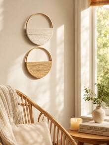 1set/2pcs Nordic Style Minimalist Hanging Decoration,Home Decor ,Room Decor,Wall Decor Gifts Birthday Graduation - Multicolor - View 5