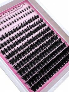 Spikes+100D+Lower Eyelashes Lash Clusters Long 6-18mm Lash Spikes Lower Eyelashes D/DD 218pcs Eyelash Clusters Volume Individual Lashes DIY Spiky Lash Extension Manga Cluster Eyelash Extensions Mink Strips Lashes Thick - DD - 查看 3