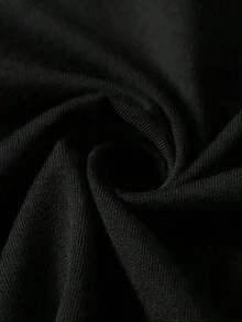 2026 Nueva Camiseta Casual de Manga Corta para Mujeres con Elementos de Flor de Cerezo y Japoneses - Tela Suave y Elástica, Cuello Redondo, Top de Moda de Verano para Atuendo Casual y Fiestas, Atuendo de Fiesta |     Diseño de inspiración japonesa |     Ajuste Cómodo-Top Corto Blanco y Azul Marino Sin Hombros-Unisex Suelto y cómodo - Negro - Ver 6