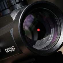 Red Dot 1x40mm, mira reflex Red/Green Dot Rifle, retículo de 4 MOA - Multicolorido - Visão 11