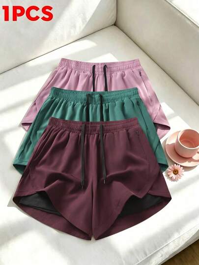 Mallas 3/4 para mujer 2 en 1 con pantalones cortos deportivos, pantalones de yoga para actividades al aire libre en verano
