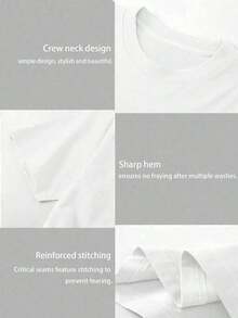 Minimalist. 100% Cotton. 1pacArtsadd National Park T-Shirt, "Respect The Locals" T-Shirt, Camping T-Shirt, Gift For Camping Lovers, Wild Animal Top, Women's Nature Themed T-Shirt, Casual Cotton Round Neck T-Shirt For Spring And Summer, Unisex 100% Super Soft Cotton Oversized T-Shirt, Breathable Summer T-Shirt - Perfect Gift For Easter, St. Patrick's Day, Valentine's Day, Mother's Day For Mom, Couple, Family And Friends. Spring Summer Top - White - View 5