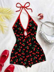 Nuevo mono mini con tirantes de punto multicolor a rayas, sin espalda, adecuado para otoño/invierno, Halloween, Año Nuevo, carnaval, fiesta, cita, té de la tarde, playa, como capa o prenda exterior - Multicolor 10 - Ver 1