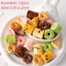 6/12/18pcs Cute Cat Paw Bread, Mousse Cake, Donuts,Dessert,3D Nail Charms Multi-Purpose Decorations Cute Resin Decorations For Nail Art & Scrapbook DIY Crafts,Hair Accessories, Hair Clip Decoration,Phone Cases,DIY Jewelry Making,DIY Resin Pendant,Cup & Shoe Decor - Cute Dessert Theme - View 7