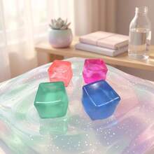 New Handmade Grape Squeeze Stress Relief Toy, Super Soft Water-Feeling Grape Squeeze Toy, Large Ice Cube Malt Candy Squeeze Toy - Multicolor - View 12