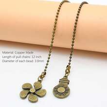 4pcs/2pcs Pack Ceiling Fan Light Pull Chain Extender 14 Inch Durable Pull Chain Extension Fan Pendant Decorative Accessory, Suitable For Bedroom, Living Room And Outdoor - Five-blade Fan - View 16