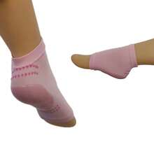 1/2/3 pares de calcetines protectores de talón, calcetines de cuidado del talón hidratantes y suavizantes para prevenir los talones agrietados - Negro - Ver 6