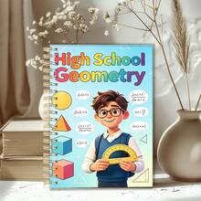 A5 High School Mathematics Lab Notebook - Algebra, Geometry And Trigonometry Textbook, Suitable For Homework, Practice Paper, Coordinate Paper, With Concise Analysis And Clear Illustrations, Suitable For Students, Teachers And Home Tutoring - Geometric Diagram - View 1