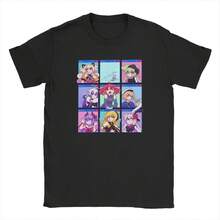 Kasane T1eto Popular Virtual Singer T-Shirts, Cool T-Shirts, Crop Tops, Classic Tops, Beachwear, 100% Cotton, Crew Neck, Plus Sizes, T1EEs 220G T-Shirt, Thick Cotton, Unisex Casual Top, Soft Texture And Pleasant Feel, Comfortable And Skin-Friendly. The Classic And Simple Style Never Goes Out Of Fashion, Suitable For Daily Wear, Sports, Travel, Vacations, And All Casual Occasions. - 黑色 - 查看 1
