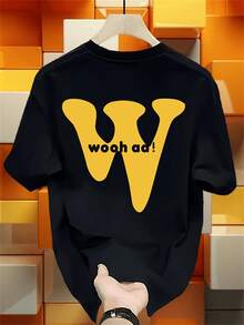 Nueva camiseta de manga corta para mujer de 180 g,% algodón - Camiseta casual versátil con estampado de verano para hombre - Camiseta con estampado de verano para parejas - Unisex - Regalo para vacaciones - Negro - Ver 11