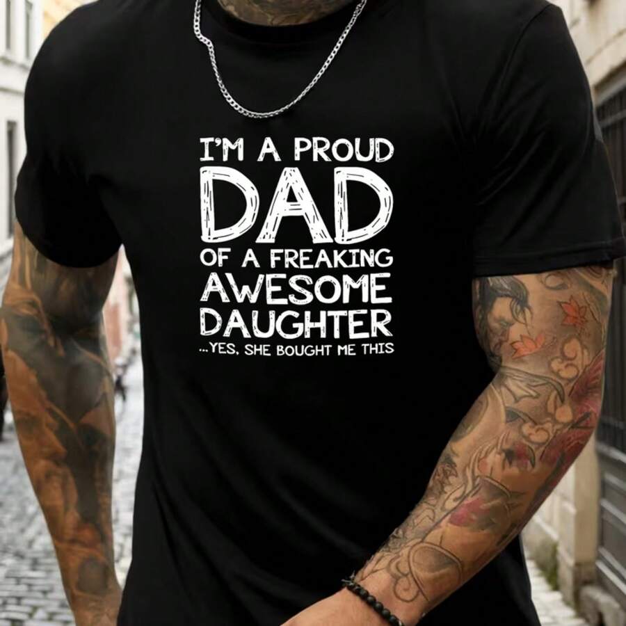Camiseta impresa para hombres y mujeres - Negro - Ver 1