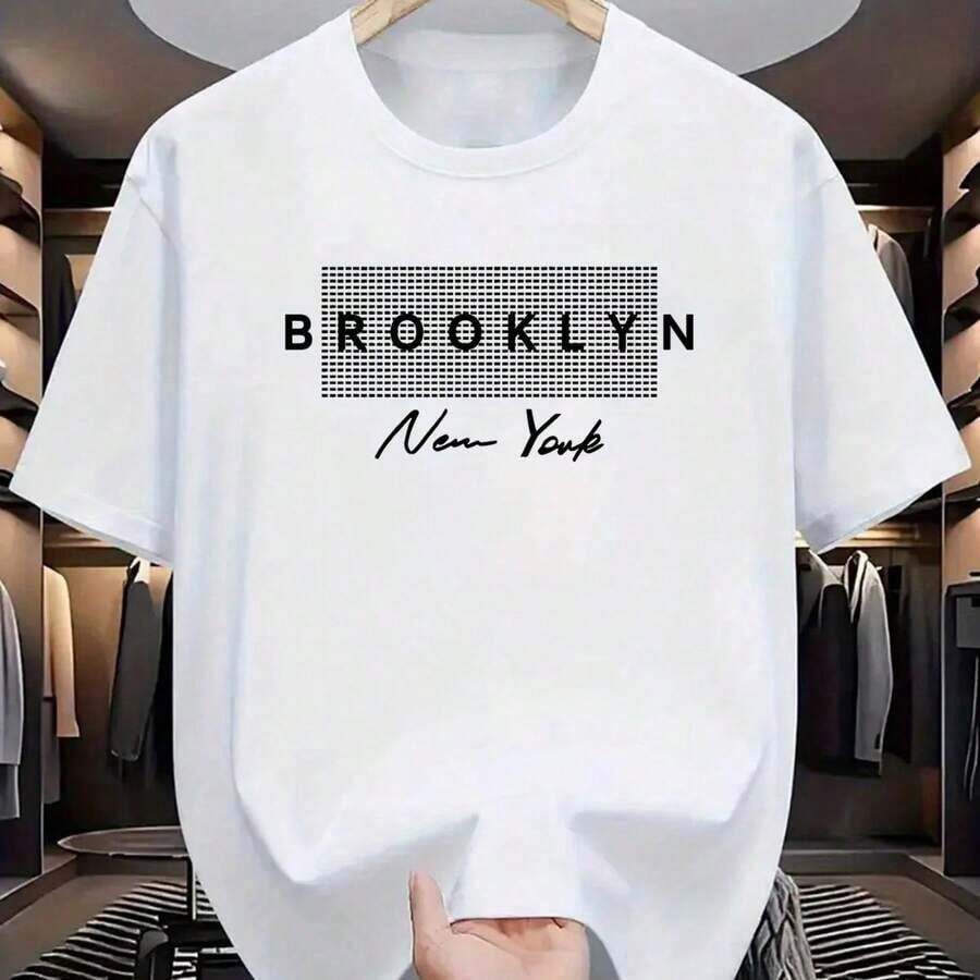 Versatile Short-Sleeve T-Shirt In Pure Cotton With Fun Eye Design, Classic European And American Style, For Couples - White 8 - View 1