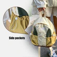 Outdoor Hiking Small Backpack Lightweight Mountaineering Women's Ultra-Light Sports Travel Lightweight Backpack Student School Bag - 米色小號 - 查看 5