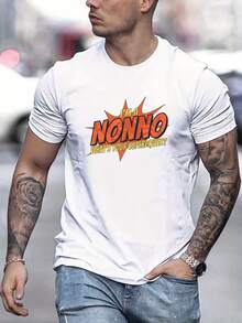 ¿CUÁL ES TU SUPERPODER, HOMBRE?Camiseta Casual de Manga Corta con Cuello Redondo para Primavera, Verano y Otoño - Blanco - Ver 7
