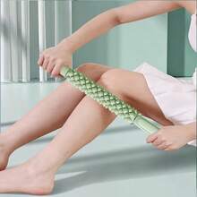 1 pieza Bastón de masaje con puntos, para relajación muscular - Masaje de hombros, cuello, cintura, piernas, Body completo, bastón de masaje para yoga, fitness, músculos de pantorrilla, muslo, cuádriceps, brazo, antebrazo, herramienta de relajación, adecuado para gimnasio, hogar, oficina, viaje - Multicolor - Ver 5