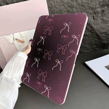 1 chiếc ốp lưng máy tính bảng màu tím đế in hình nơ hồng, xoay 360° có ngăn đựng bút, tương thích với iPad thế hệ thứ 10 10.9 inch 2022 Smart Case/ Air 13 (M3 2025)/ Air 11 (M3 2025)/ Air 11 (M3 2025)/ 11 (A16 2025), tương thích với Oppo Pad, Matepad, Vivo Pad, Honor Pad, Xiaoxin Pad. - Nhiều màu - Xem 7