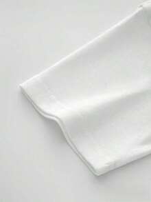 Oferta por tiempo limitado, compra limitada, flash oferta,blusas para dama casuales,poleras mujer,playeras de mujer>algodon,blusas>elegante,En octubre se lanzó una camiseta deportiva rosa de manga corta para mujer. - Blanco - Ver 4