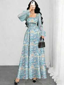Women Midi Dresses - Multicolor 7 - View 12