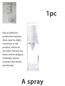 5/6/7sets Airless Lotion Bottle - Leak-Proof Vacuum Design, Refillable As Plastic For Skincare Products, Serums, Creams, And Travel Samples - Travel Bottle Suitable For Bathroom, Travel, Outdoor, And Business Use. Leak-Proof And Portable - Clear - View 11