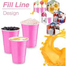 Bộ 10-100 cốc mini tái sử dụng, thích hợp đựng đồ ăn nhẹ, nước ép và dùng trong mọi dịp tiệc tùng. - Nhiều màu - Xem 2
