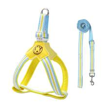 Lightweight Dog Harness: Adjustable, Durable 360° Breathable Mesh Pet Vest Harness, Soft & Comfortable, Breathable Mesh, Macaron Color Pet Dog Leash, Traction Strap, Vest-Style Chest Harness, Suitable For Small, Medium, Large Dogs - Yellow - View 11