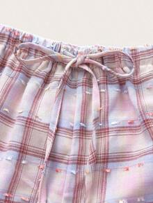 Pantalones estampados de cebra de pierna ancha de moda para mujer, pantalones anchos de verano, pantalones de pierna ancha para mujer, pantalones bohemios - Rosa - Ver 6