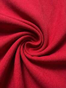 Top sin mangas para mujer con cuello redondo, cintura ceñida y lazo metálico - Rojo - Ver 4