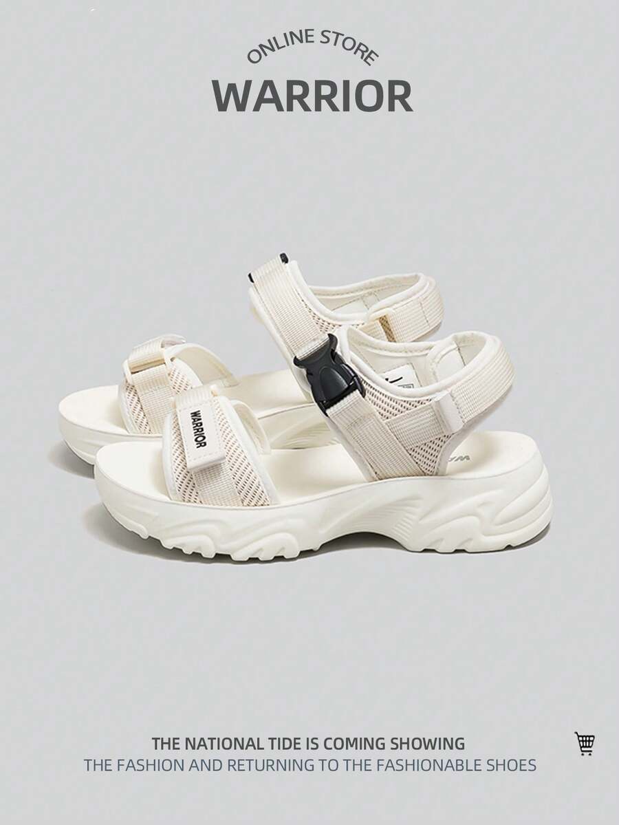 WARRIOR 1双女士运动凉鞋 - 米色 - 查看 1