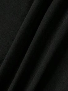 Too Many Storms Camisetas de Manga Corta Talla Grande - Negro - Ver 4