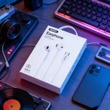 REMAX RM-702 Wired Headphones, 3.5mm Jack, In-Ear Headphones For Music And Calls, Noise Cancellation And Sound Isolation, In-Line Control. - View 3