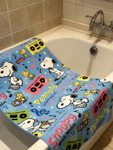 SNOOPY 畅销史努比超细纤维沙滩巾，卡通儿童沙滩浴巾，夏季海边吸水毛巾 - 長方形 - 查看 9