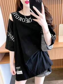 Women Tops - Black - View 1