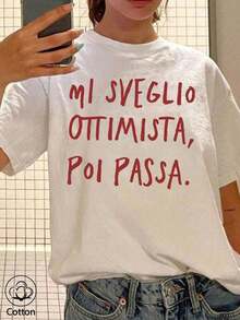 Dam-T-shirts - Vit - Visa 6