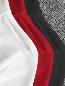 Chaqueta delgada de terciopelo negro para mujer, chaqueta de manga larga con cierre de cremallera de estilo casual y ajuste ceñido para el otoño - Multicolor 7 - Ver 5