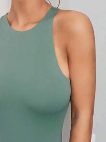 Body De Color Liso - verde menta - Ver 5