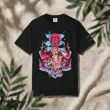 Camiseta de anime Sukuna T1EE220g Cla-ssic Cotton T-Shirt - UniS-ex - The Shirt You A-lways NeededSuitable for all people, whether woM-en or M-enhigh-quality durable fabric suitable for all seans,ft to the touch but built to lastBreathabletops woM.en fall outfiT.S for woM.en vaC.Ation outfiT.S woM.en Easter, St. Patrick's Day costume - Negro - Ver 1