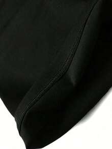 Camiseta Casual de Mujer con Estampado de Corazón de Leopardo - Manga Corta, Cuello Redondo, Lavable, Camiseta de Moda para Primavera, Verano y Otoño, Camisetas para Damas, Versatilidad Estacional - Estilo Vintage Urbano, Camiseta Unisex Holgada de Algodón de Manga Corta y Cuello Redondo - Negro - Ver 3