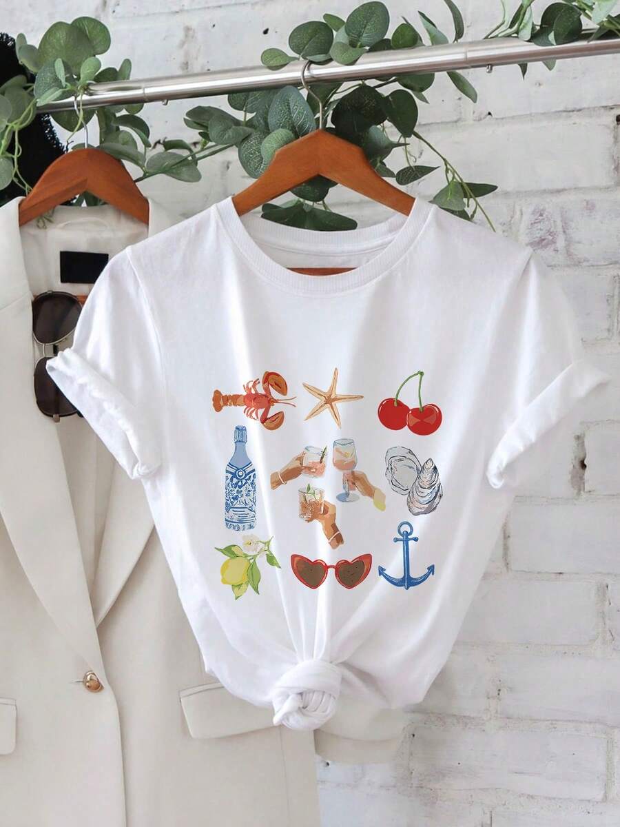 Women T-Shirts - White - View 1
